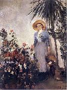 Olga Boznanska In the orangery France oil painting artist